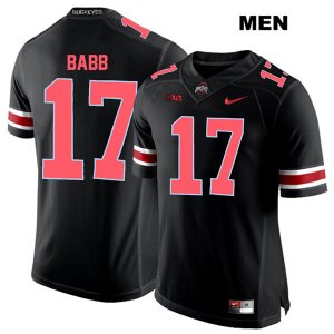 Men's NCAA Ohio State Buckeyes Kamryn Babb #17 College Stitched Authentic Nike Red Number Black Football Jersey WS20I35MB